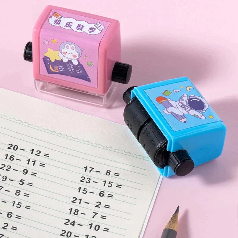Rolling Math Stamp - Resolva Centenas de Cálculos